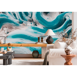 3D Sea Waves Photomural