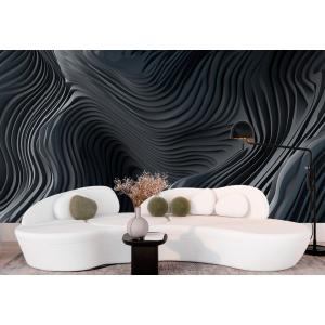 Photomurale 3D Abstraite Dunes