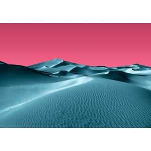 Mur photo des dunes rouges