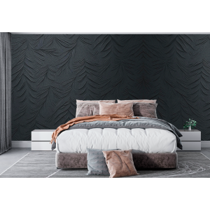 Floral Texture Black...