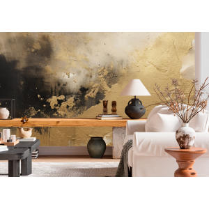 Golden Worn Texture Wall Mural
