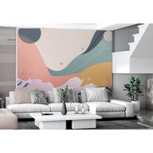 Photomural Moderne Multicolore