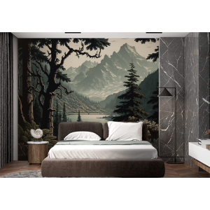 Murale photo de paysage...