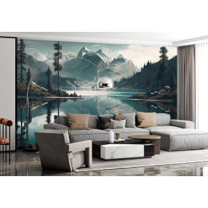 Photomurale Paysage Lac