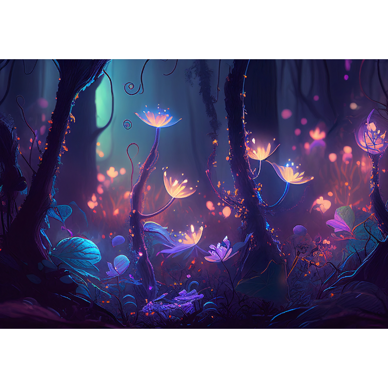 Fantasy Magical Forest Wall Mural