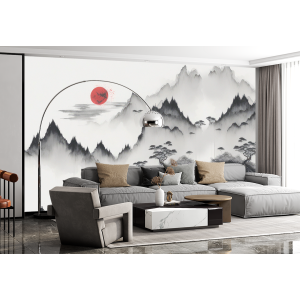 Fantasie Japanische Berge...