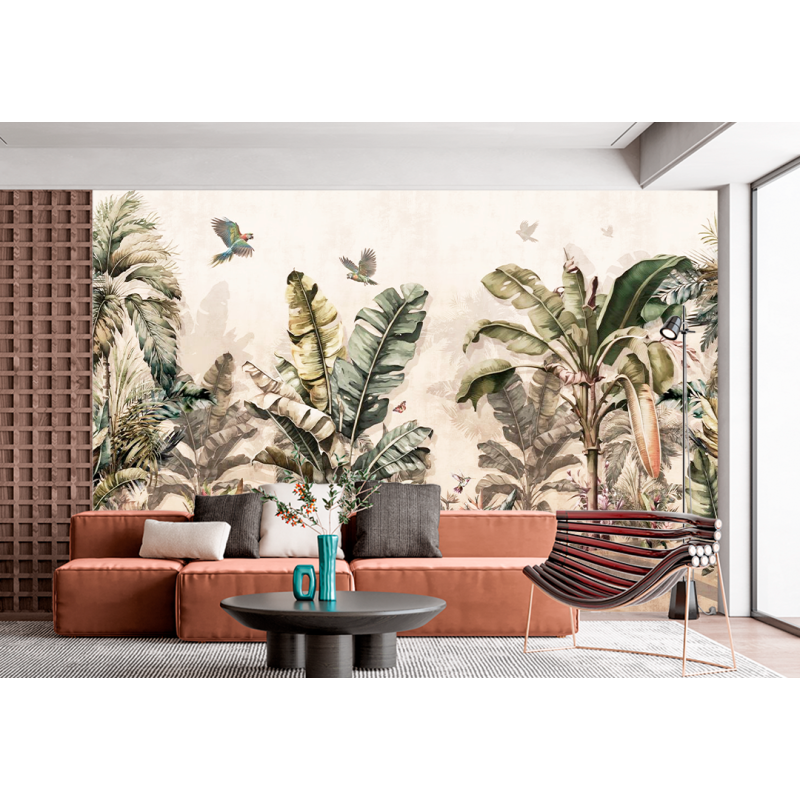 Tropical Banana Tree Wall Mural