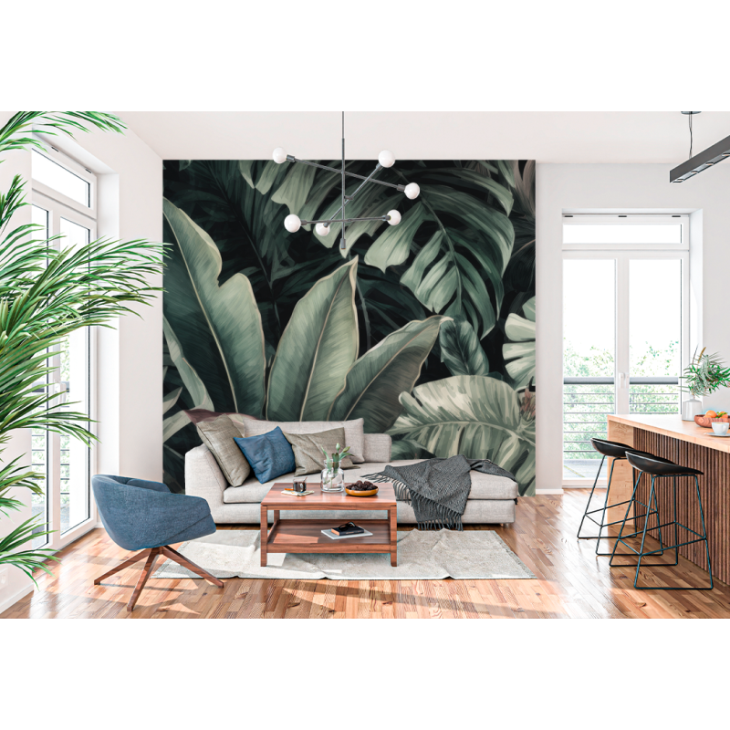 Tropische Flora Wandbild