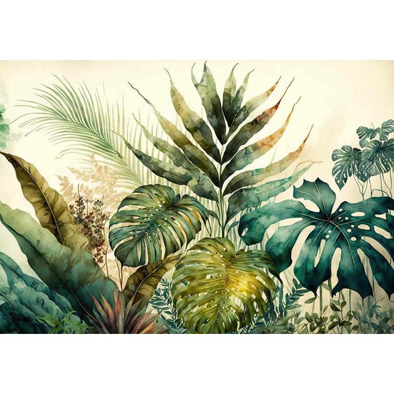 Tropischer Botanischer Fotomural
