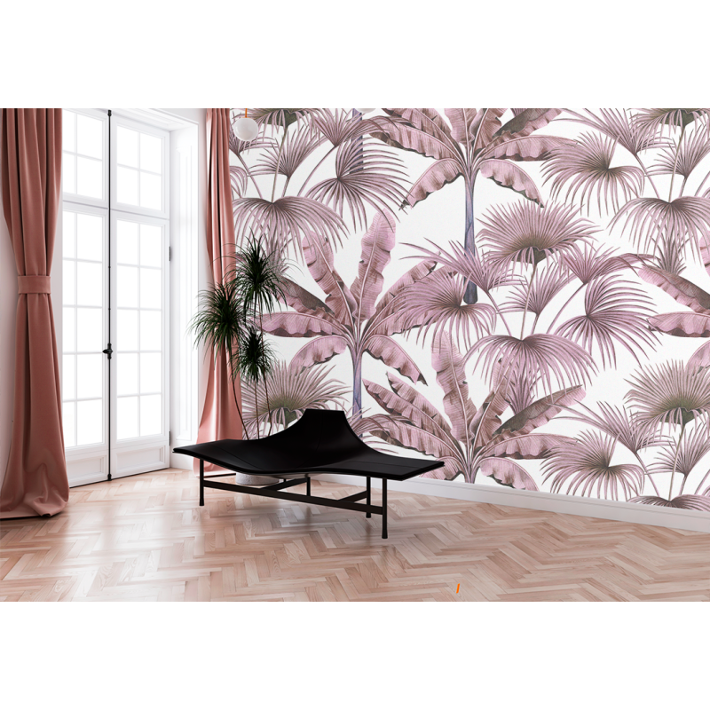 Murale con Palme Rosa