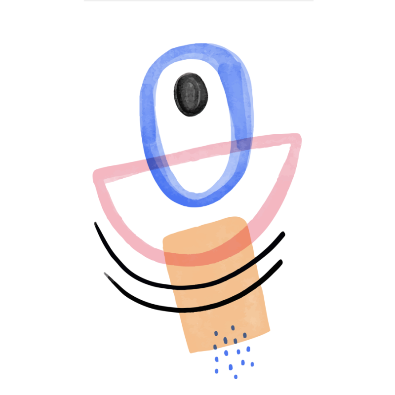 Dekorativer Moderner Abstrakter Druck