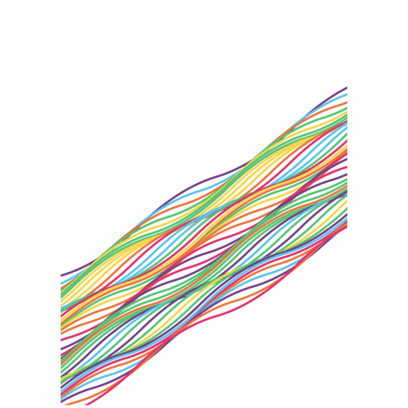 Stampa Decorativa Moderna Multicolore