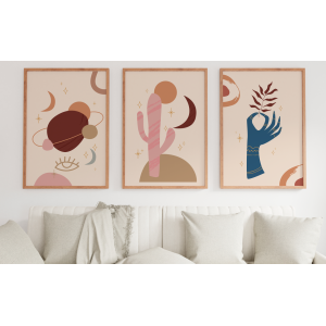 Moderne Boho-Dekorationsdruck