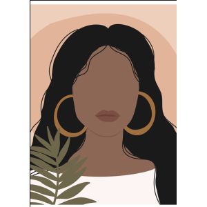 Lámina Decorativa Mujeres