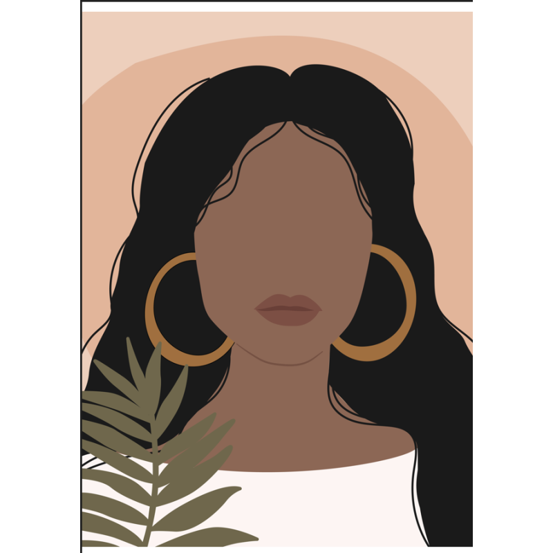 : Decorative Women Print