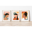 Affiche Décorative Femmes Multicolores