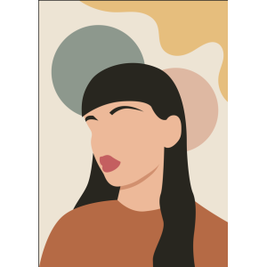 Dekorative Druck Frauen...