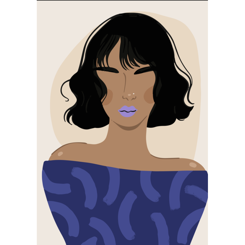 Lámina Decorativa Mujeres