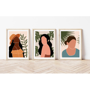 Decorative Women Print