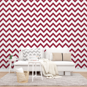 Zig zag wallpaper Red