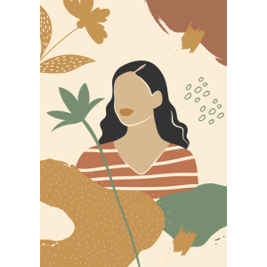 Lámina Decorativa Mujeres...