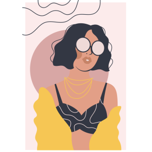 Lámina Decorativa Mujeres...