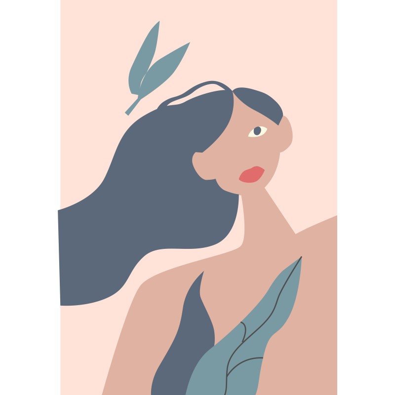 Stampa Decorativa Moderna Femminile