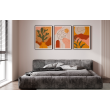Affiche Décorative Moderne Boho Orange