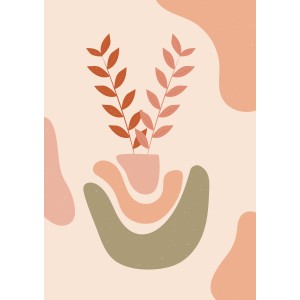 Stampa Decorativa Boho Moderna