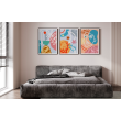 Decorative Modern Abstract Multicolored Print