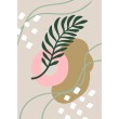 Decorative Abstract Pink Print