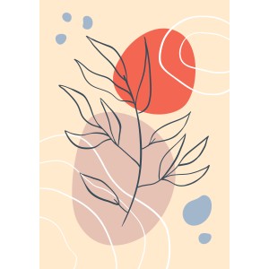 Moderne Dekorative Druck