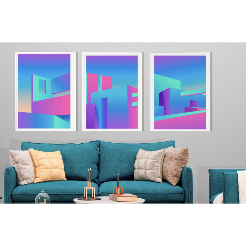 Decorative Minimalist Architecture Print 4