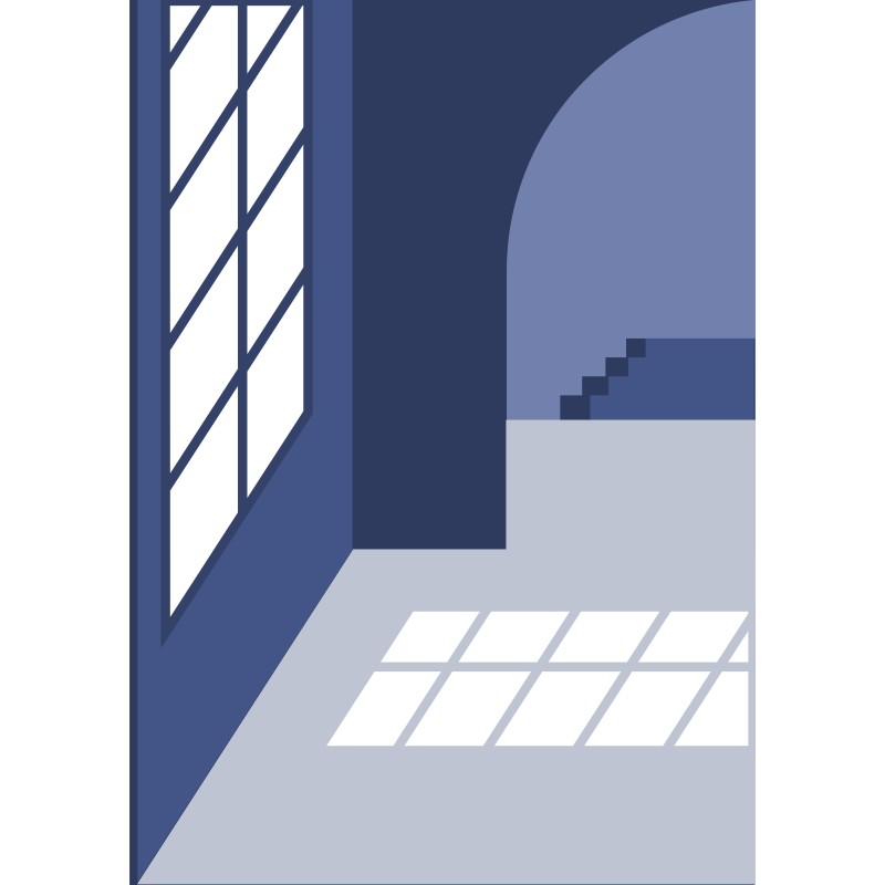 Stampa Decorativa di Architettura Minimalista 5