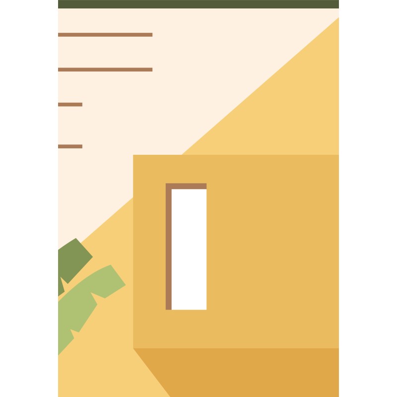 Lámina Decorativa Arquitectura Minimalista 8