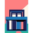 Decorative Minimalist Architecture Print 10