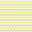 Papier peint Zig Zag jaune et gris