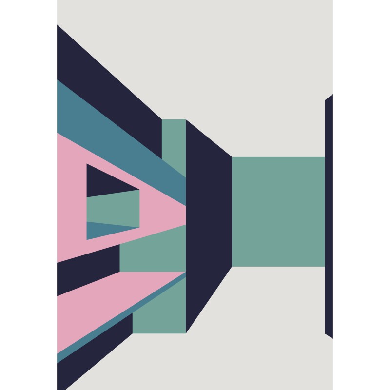 Decorative Minimalist Architecture Print 14