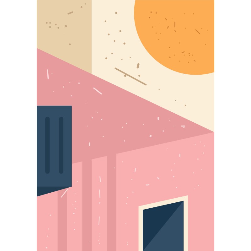 Decorative Minimalist Architecture Print 19
