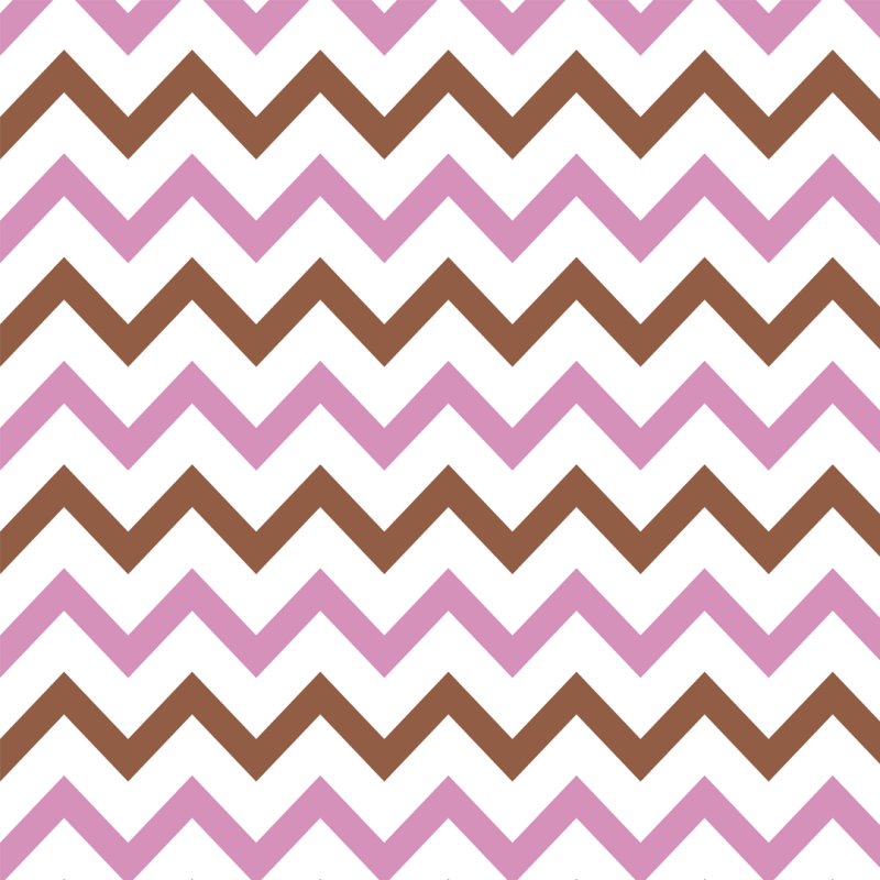 Wallpaper Zig Zag Duo Pink and Brown