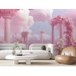 Pink Floating Palace Landscape Photomural