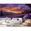Photo Muraux Paysages Coucher De Soleil Violet