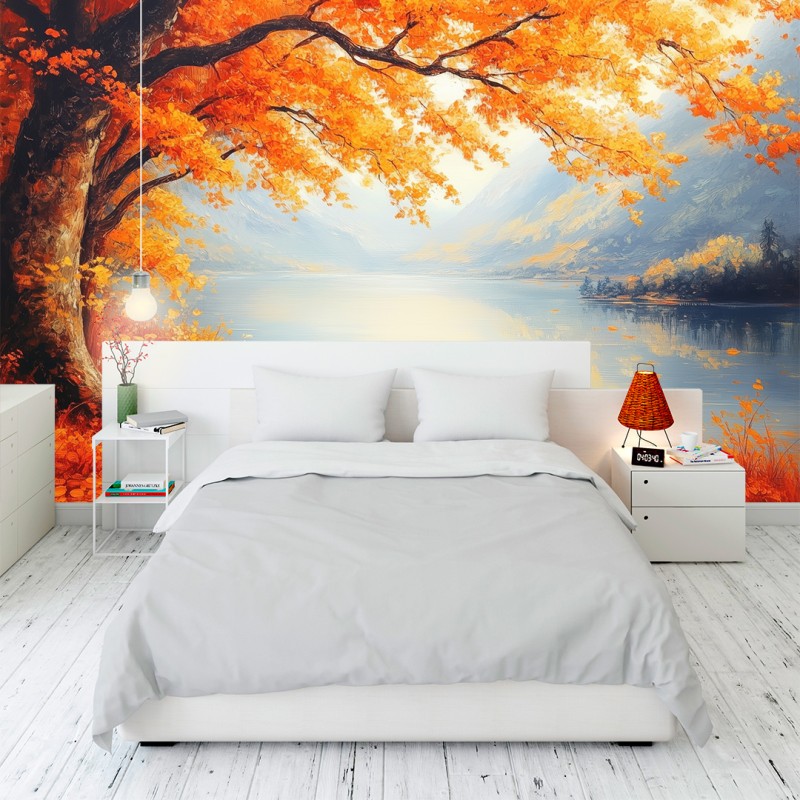 Fototapete Landschaft Golden Lake