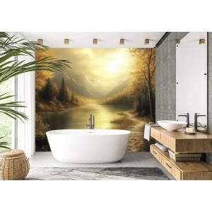 Golden Landscape Photomural