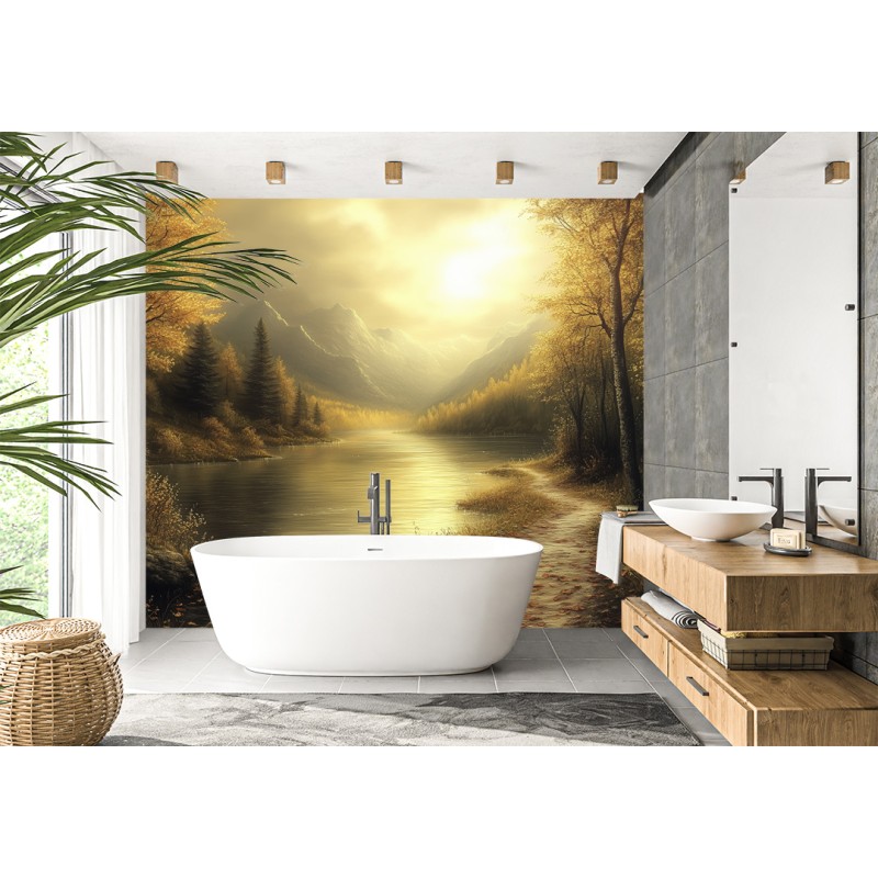 Golden Landscape Photomural