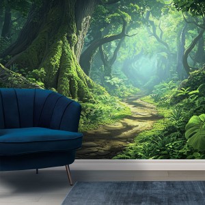 Muraux Paysage Foret Mystique