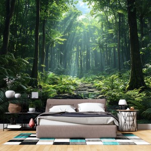 Fototapete Forest Glow...