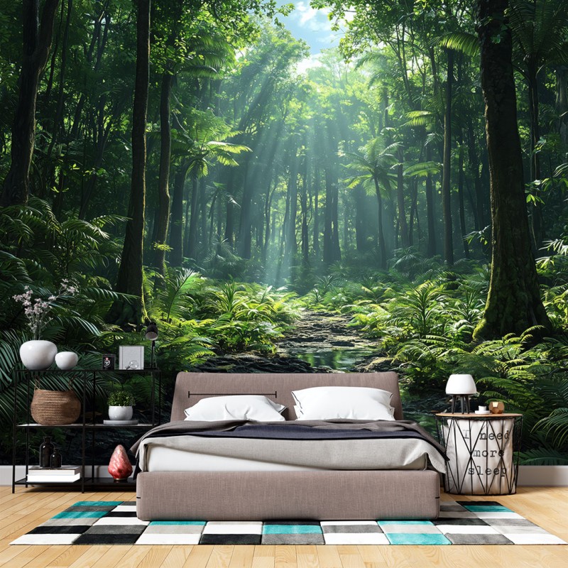 Muraux Paysage Forêt Lueur