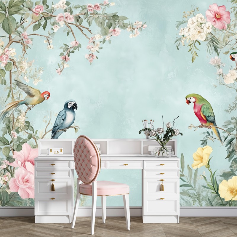 Muraux Paysage Floral Sérénité