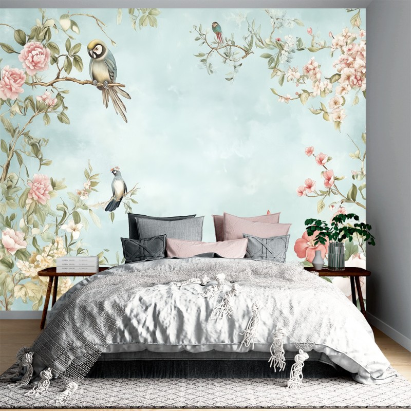 Muraux Paysage Jardin D'oiseaux